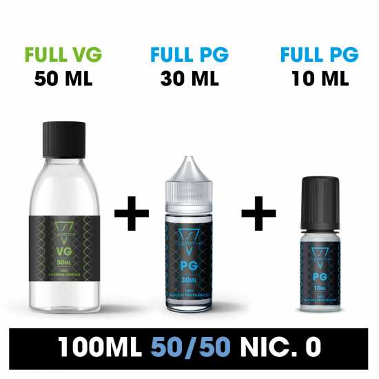 Kit Base 100s - 50/50 - 0 Nicotina 90ml by Suprem-e per...