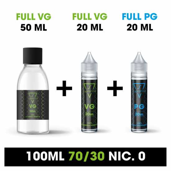 Kit Base 100s - 70/30 - 0 Nicotina 90ml by Suprem-e per...