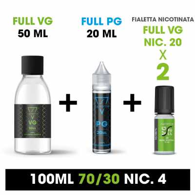 Kit Base 100s - 70/30 - 4 Nicotina 90ml by Suprem-e per Sigaretta Elettronica