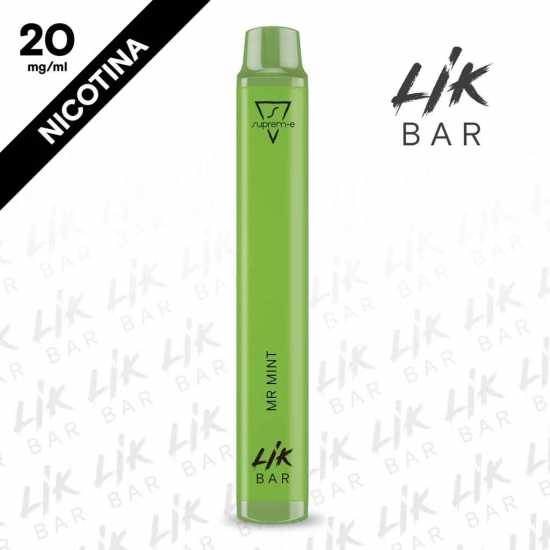 LIK BAR - Mr Mint - Nicotina 20 by Suprem-e - Sigaretta Usa e Getta