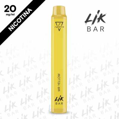 LIK BAR - Mr Yellow - Nicotina 20 - Sigaretta Elettronica Usa e Getta By Suprem-e