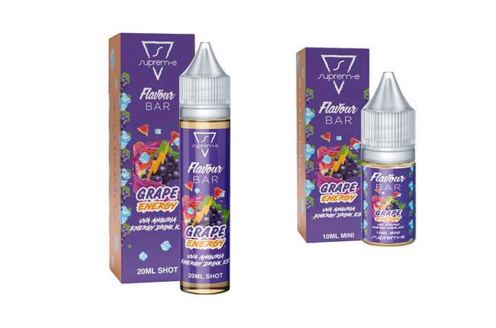 Liquidi per Sigaretta Elettronica Linea FLAVOURBAR FLAVOUR BAR - GRAPE ENERGY