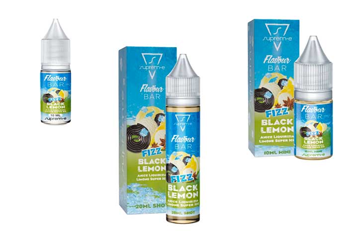 Liquidi per Sigaretta Elettronica Linea FLAVOURBAR FLAVOUR BAR - FIZZ BLACK LEMON