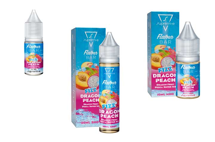 Liquidi per Sigaretta Elettronica Linea FLAVOURBAR FLAVOUR BAR - FIZZ DRAGON PEACH